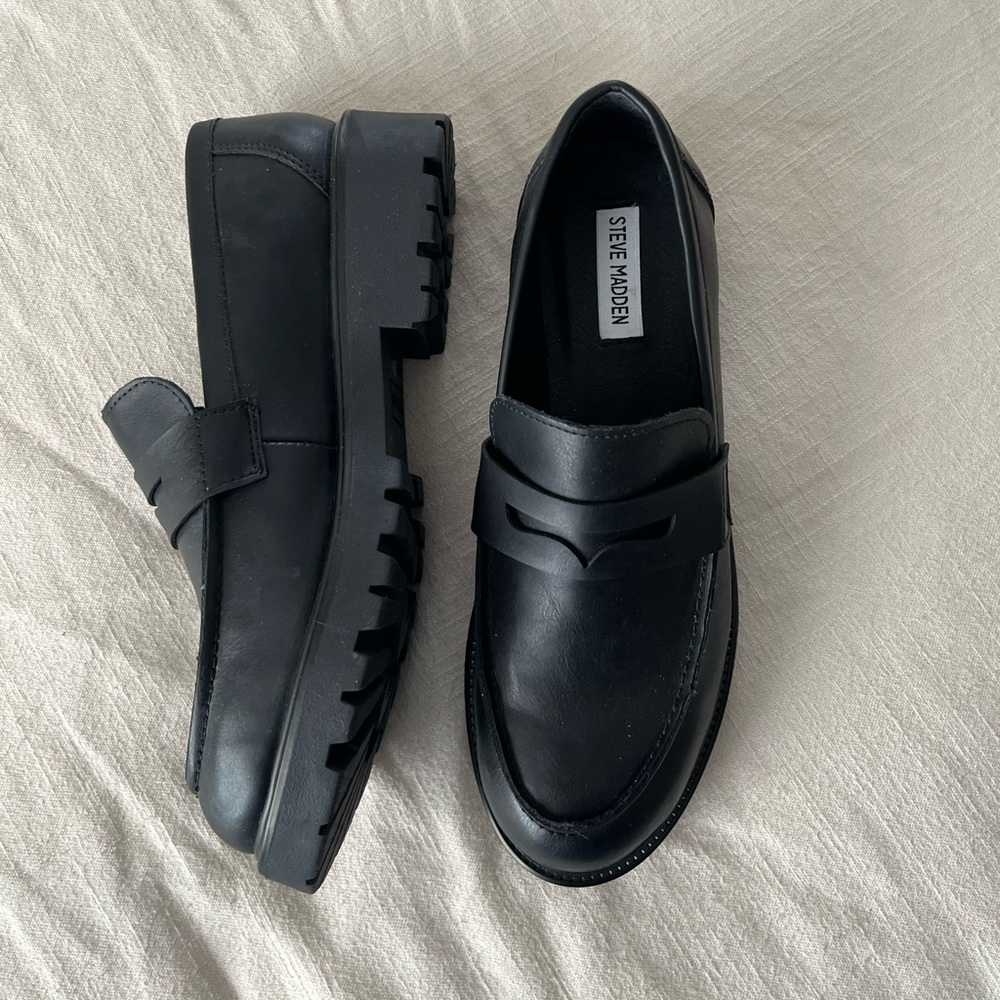 NWOT Steve Madden Loafers, Size 10 W